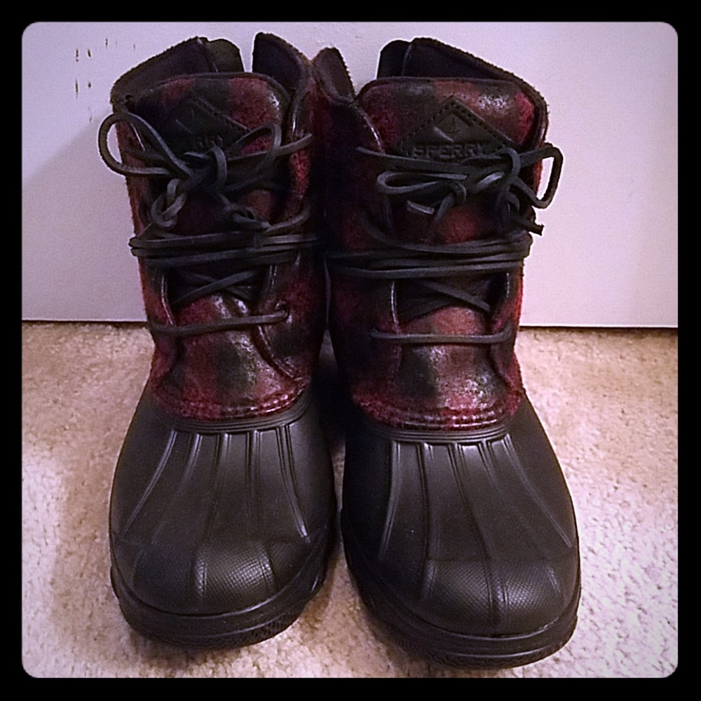 Sperry Top-Spider SALTWATER TIDE WEDGE DUCK BOOT